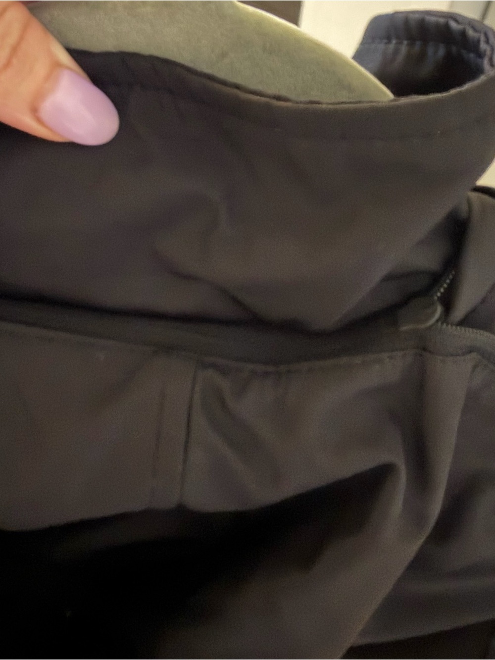 Michael Kors Black Rain Jacket with Gold Accents Size PL - Picture 7 of 7